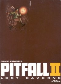Pitfall II: Lost Caverns Atari 5200 US box art